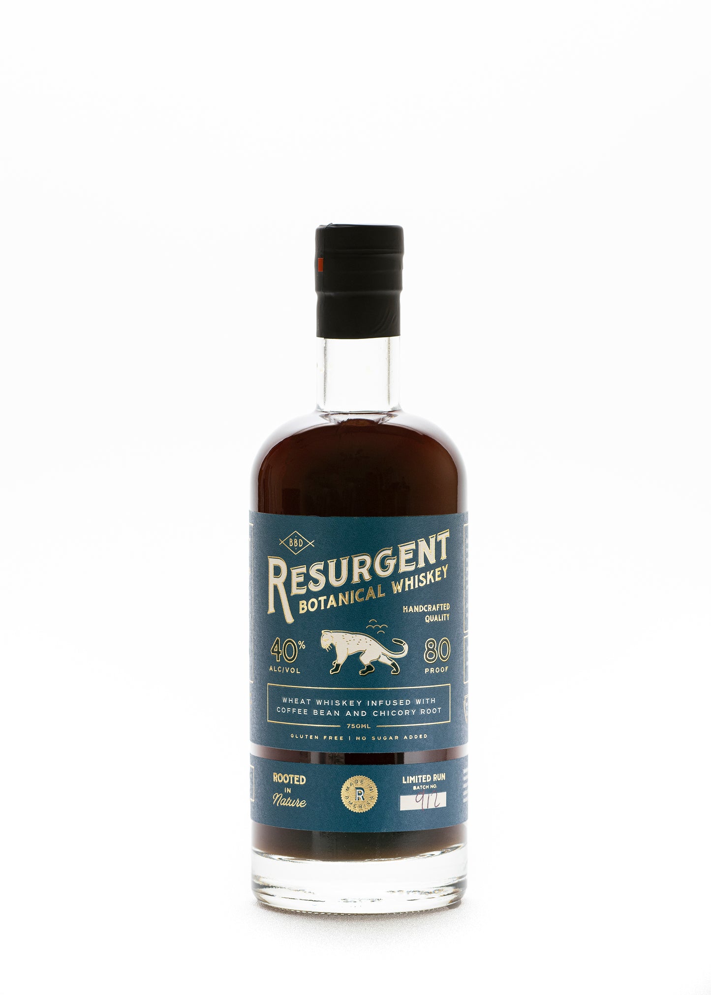 Resurgent Botanical Whiskey - Coffee Bean & Chicory Root 750ml