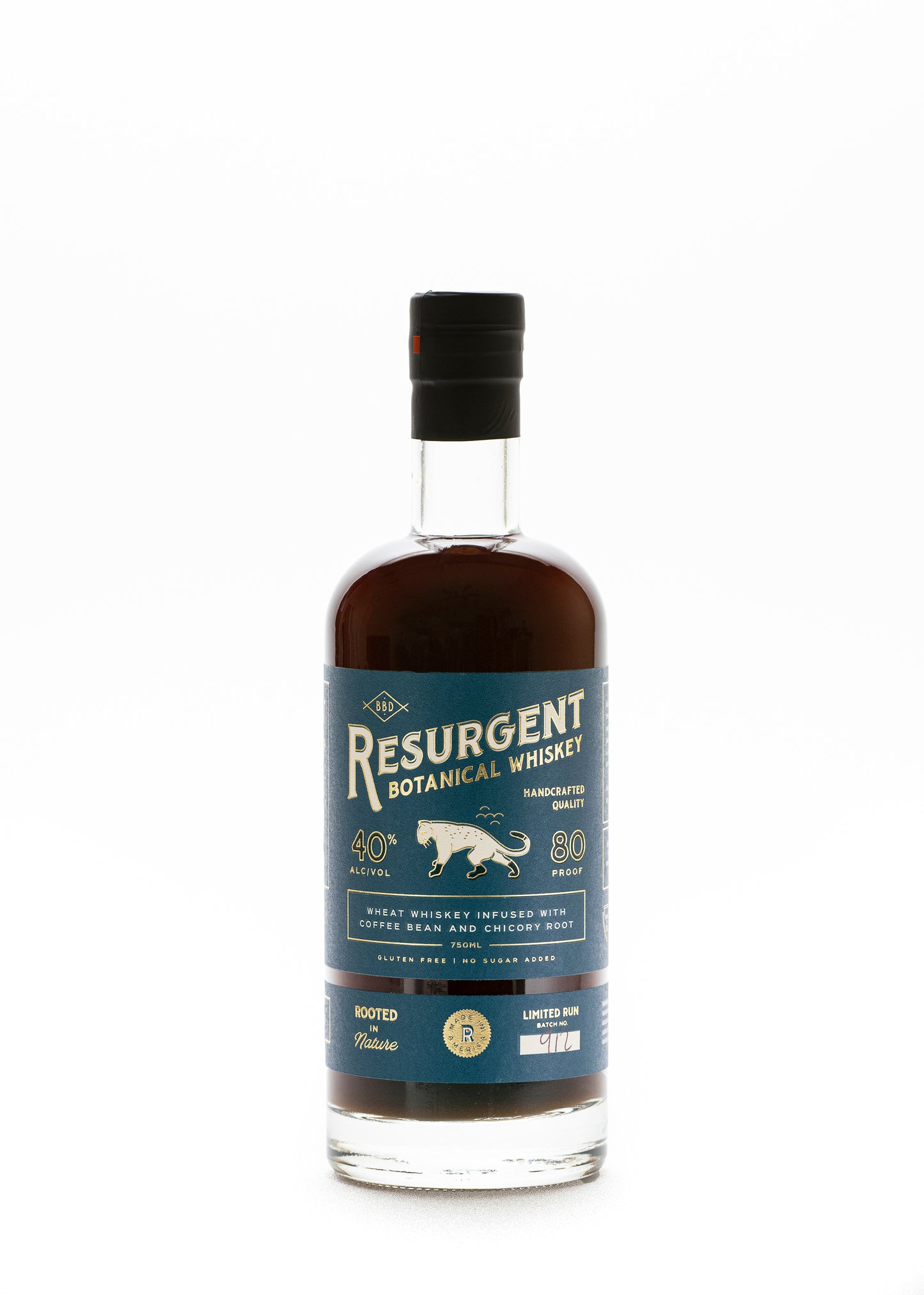 Resurgent Botanical Whiskey - Coffee Bean & Chicory Root 750ml 